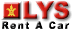 Lys Rent a Car logo of Santiago, Chile