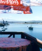 Out site view of Silvia's Seafood restaurant in Puerto Montt Chile
