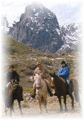 horseback riding in the andes near santiago chile
